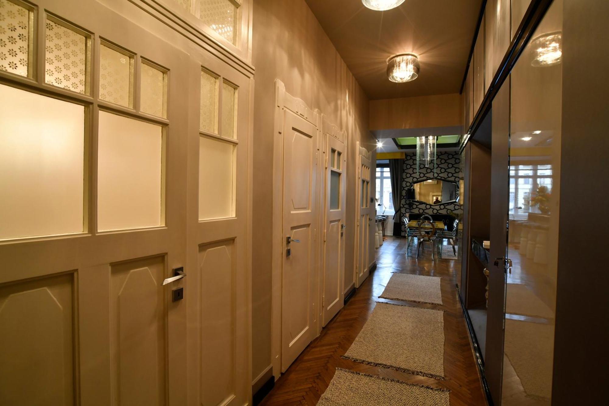 Ferienwohnung Luxuryflat Near Centre On118 Sqm, 3Br,2Bth,8Bed,Ac Budapest Exterior foto